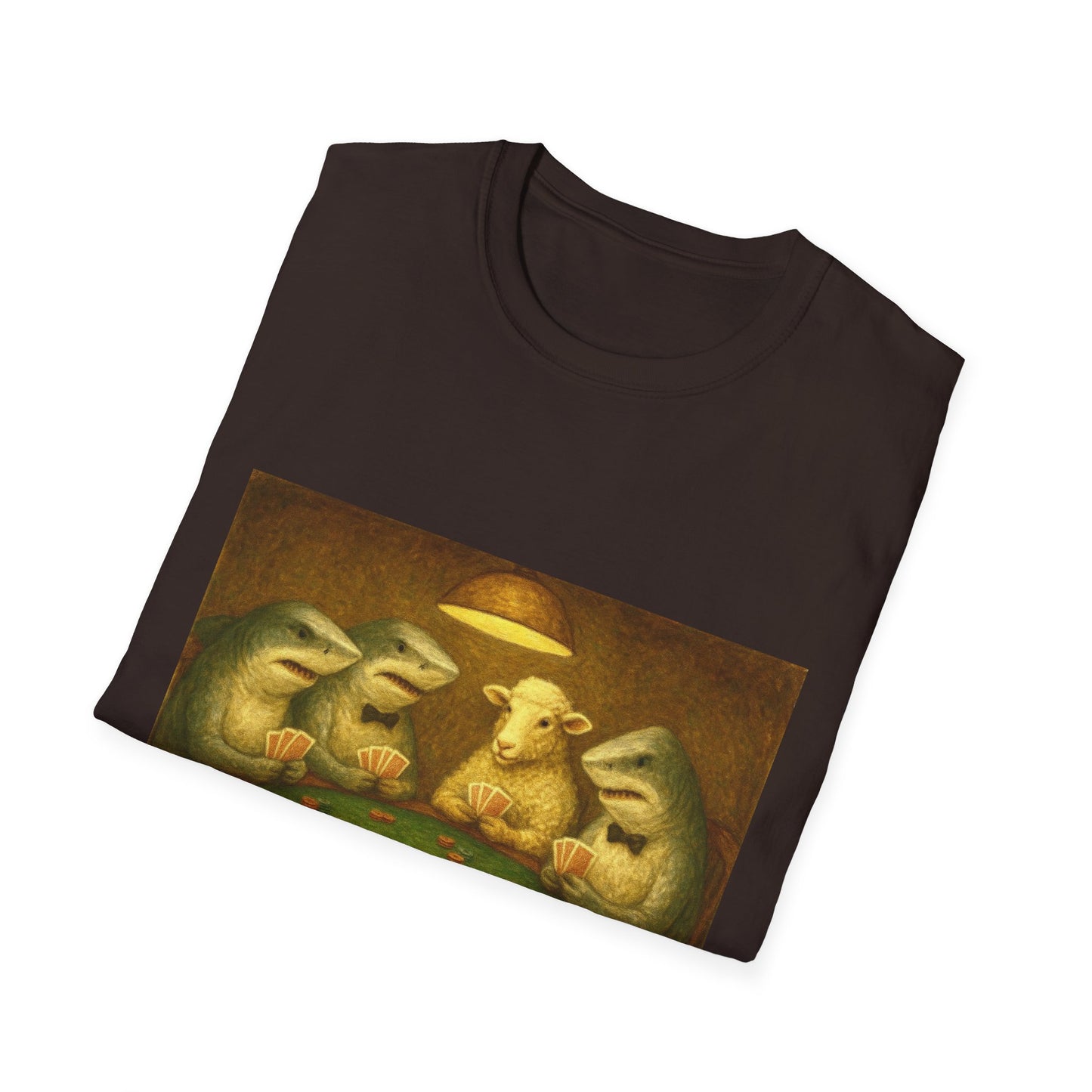 Shark Poker Unisex T-Shirt