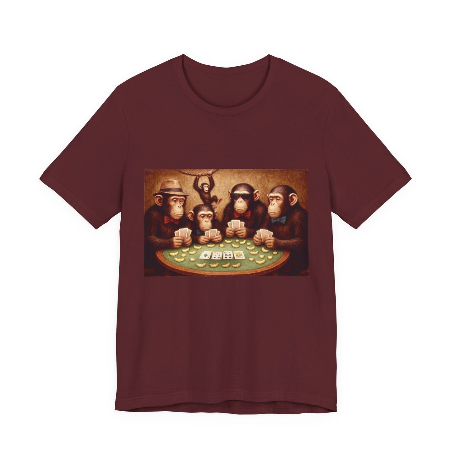 Chimpanzees Poker Tee