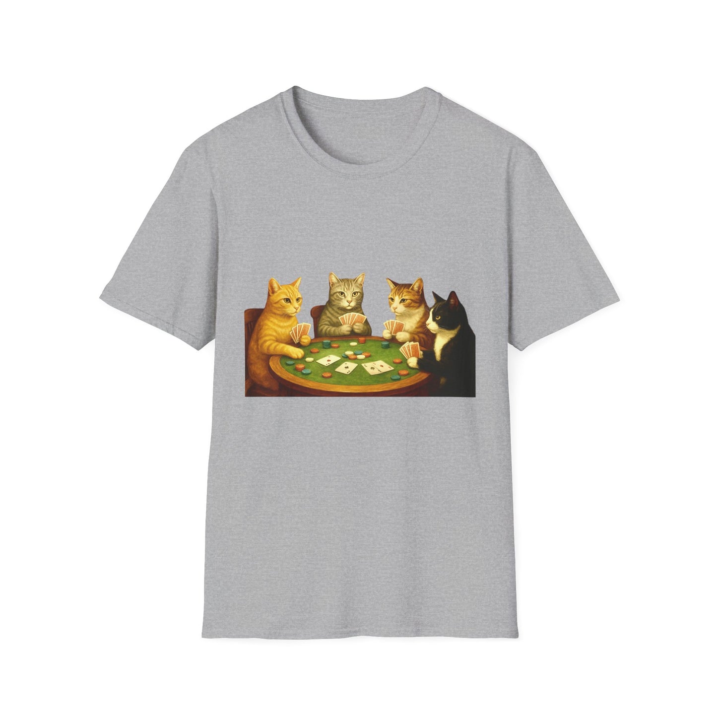 Cats Playing Poker Tee