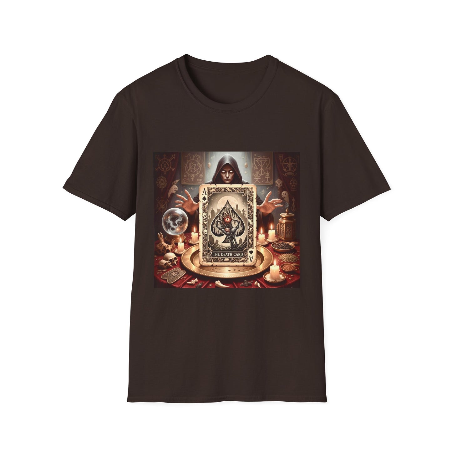 Ace of Spades Seance Card Design Unisex Tee