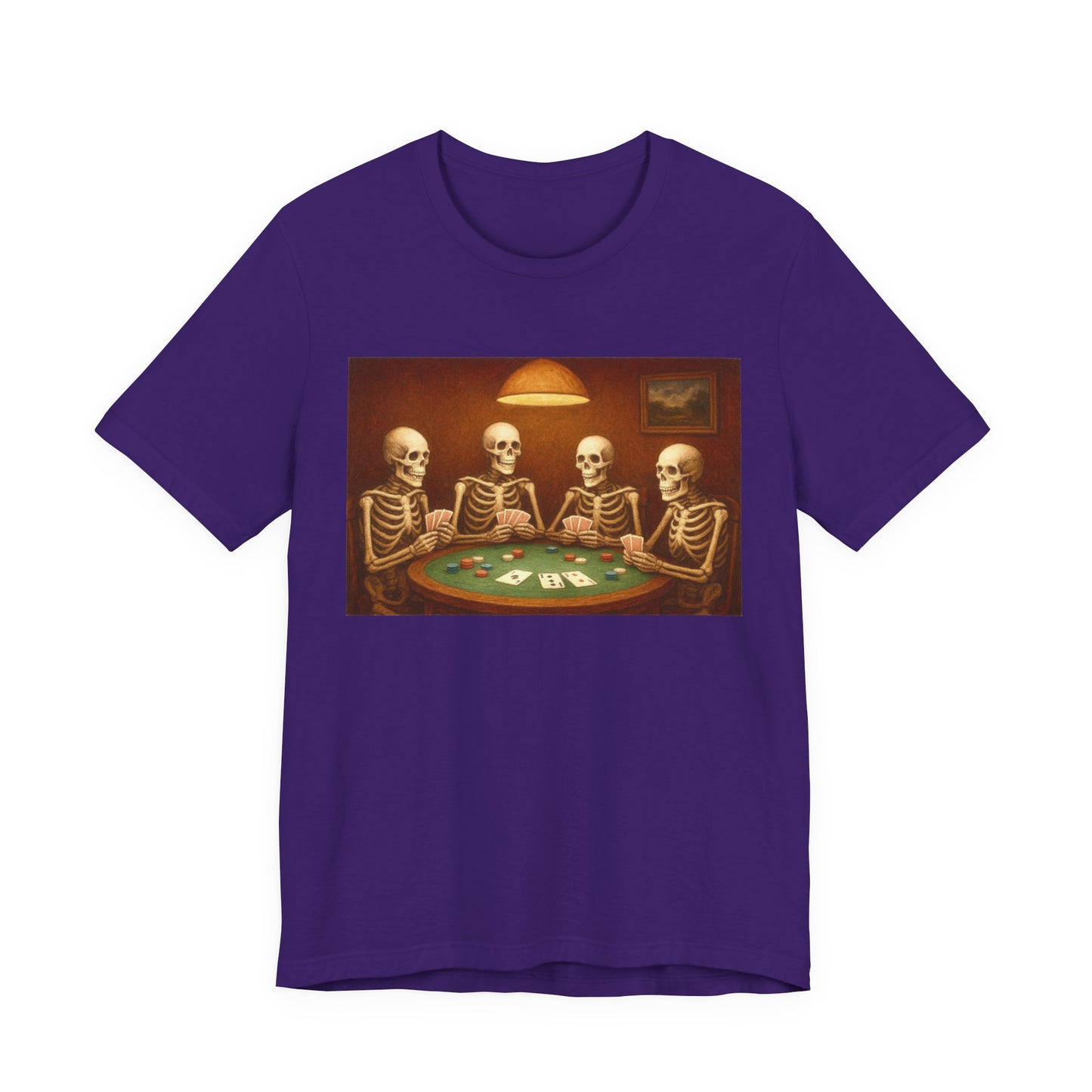 Skeletons Playing Poker Tee