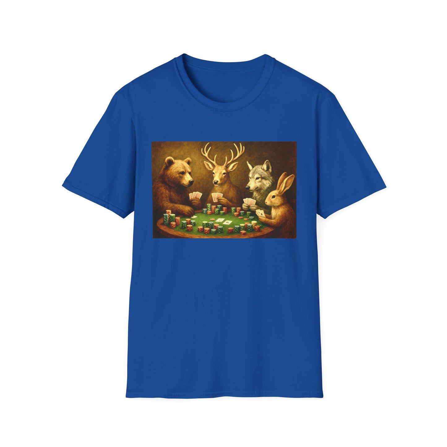 Forest Animals Poker Unisex T-Shirt