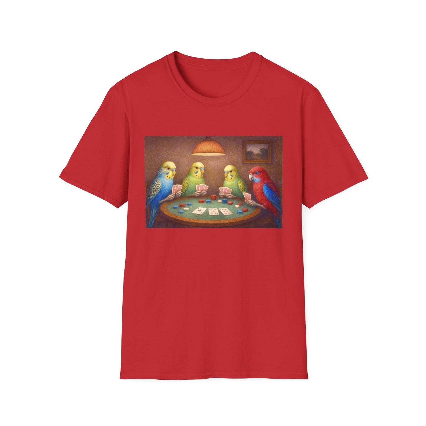 Parakeets Playing Poker T-Shirt