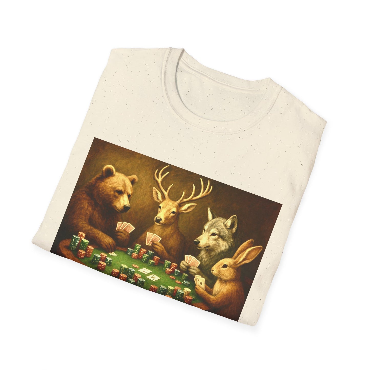 Forest Animals Poker Unisex T-Shirt