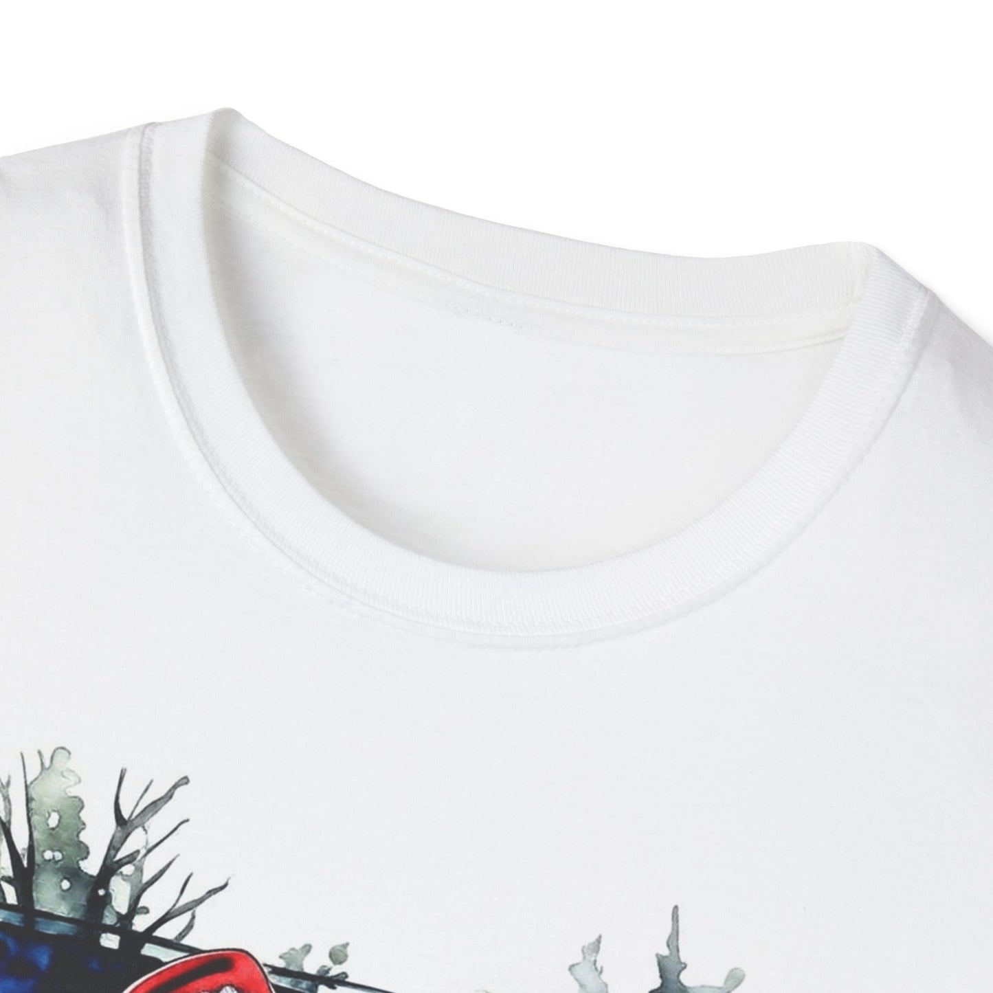 Santa Family Pickleball Portrait T-Shirt