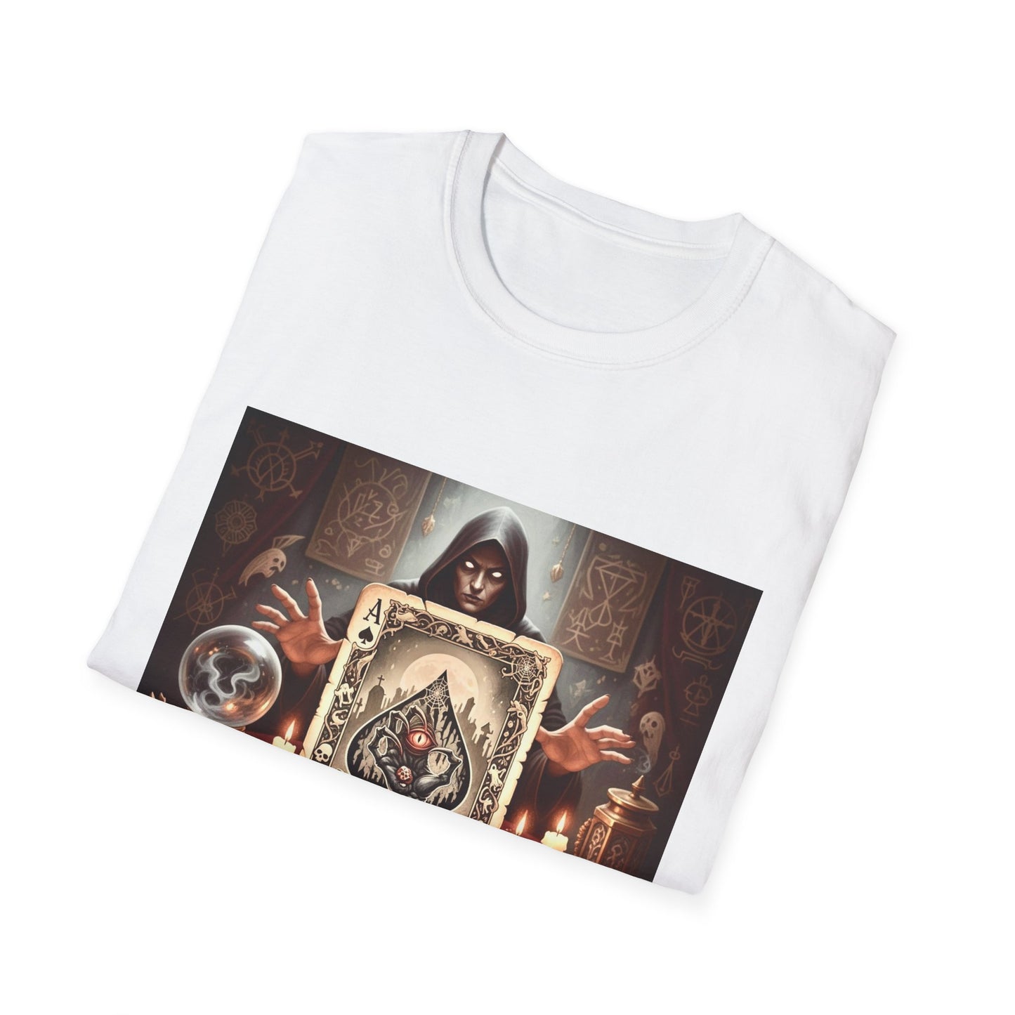 Ace of Spades Seance Card Design Unisex Tee