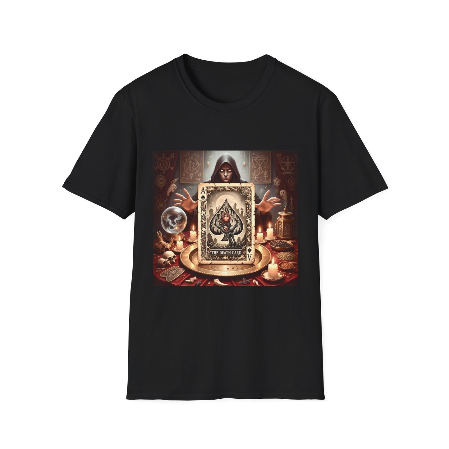 Ace of Spades Seance Card Design Unisex Tee