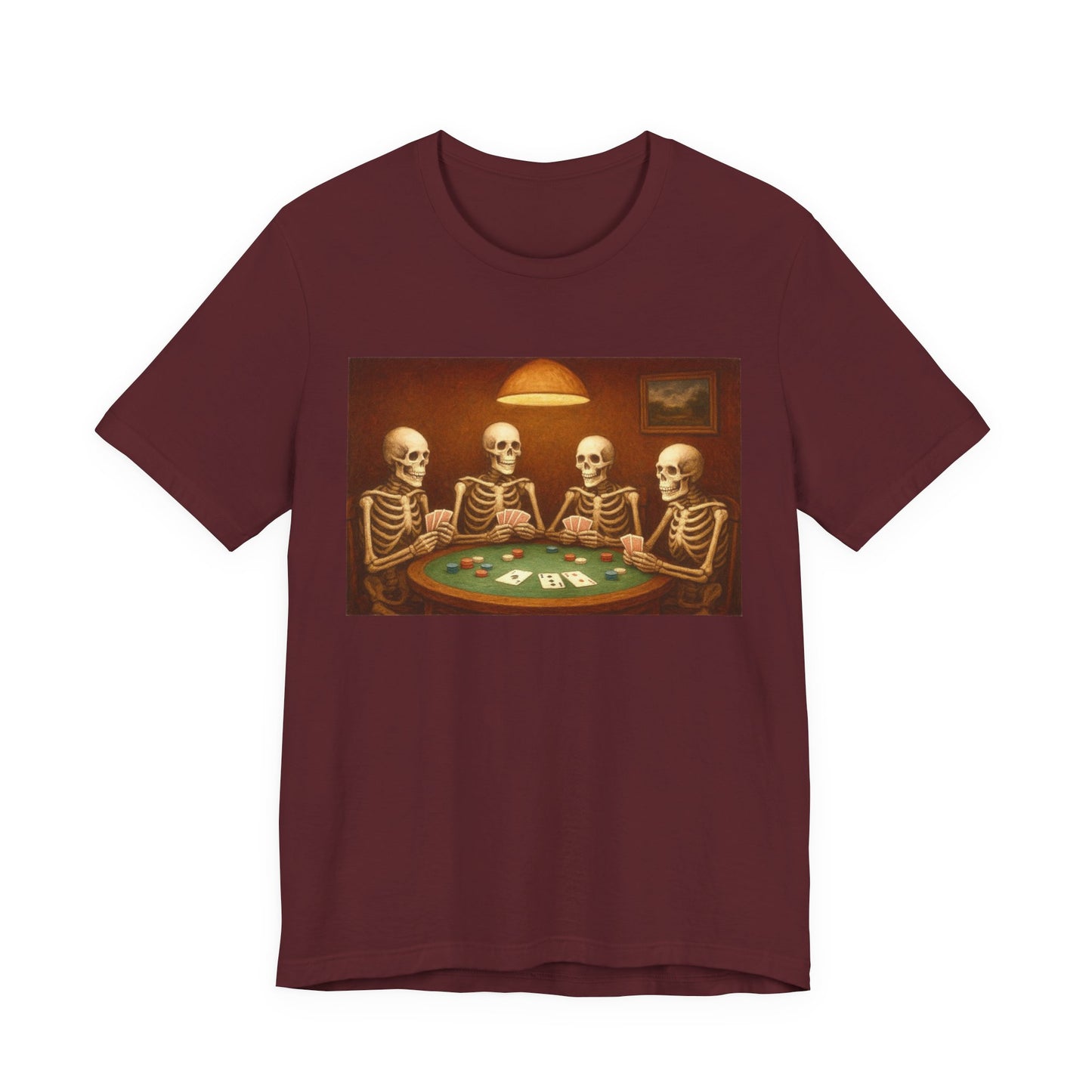 Skeletons Playing Poker Tee