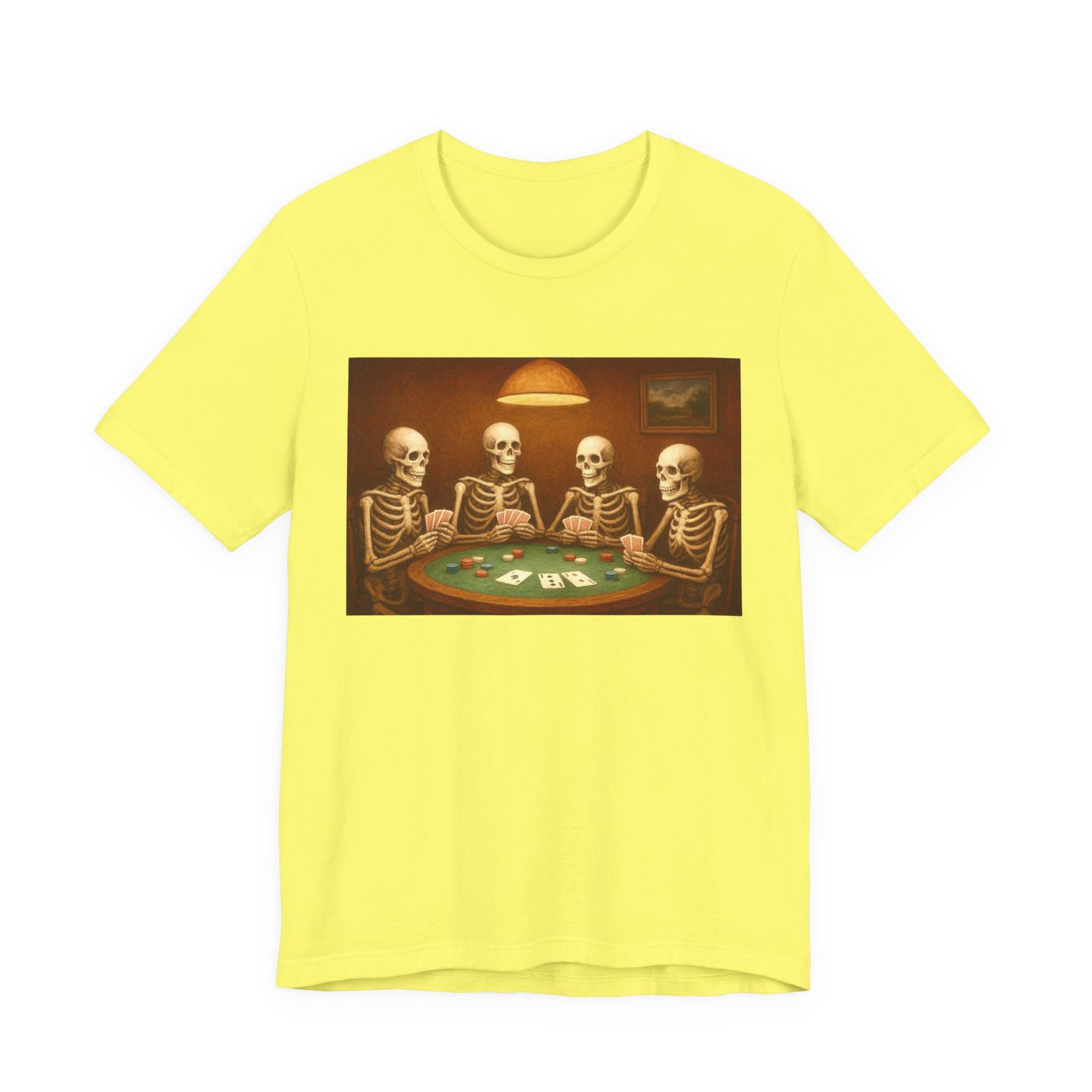 Skeletons Playing Poker Tee