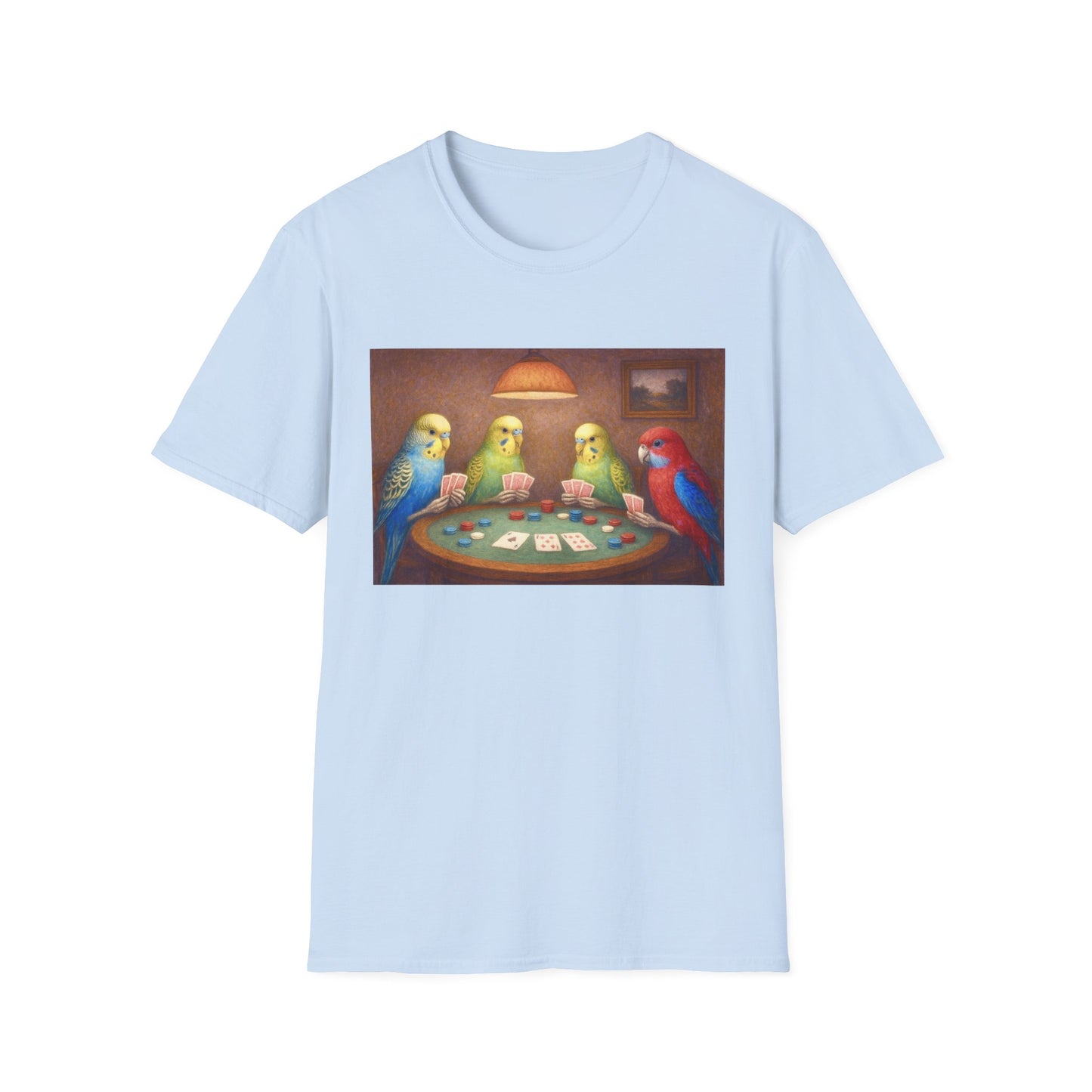 Parakeets Playing Poker T-Shirt