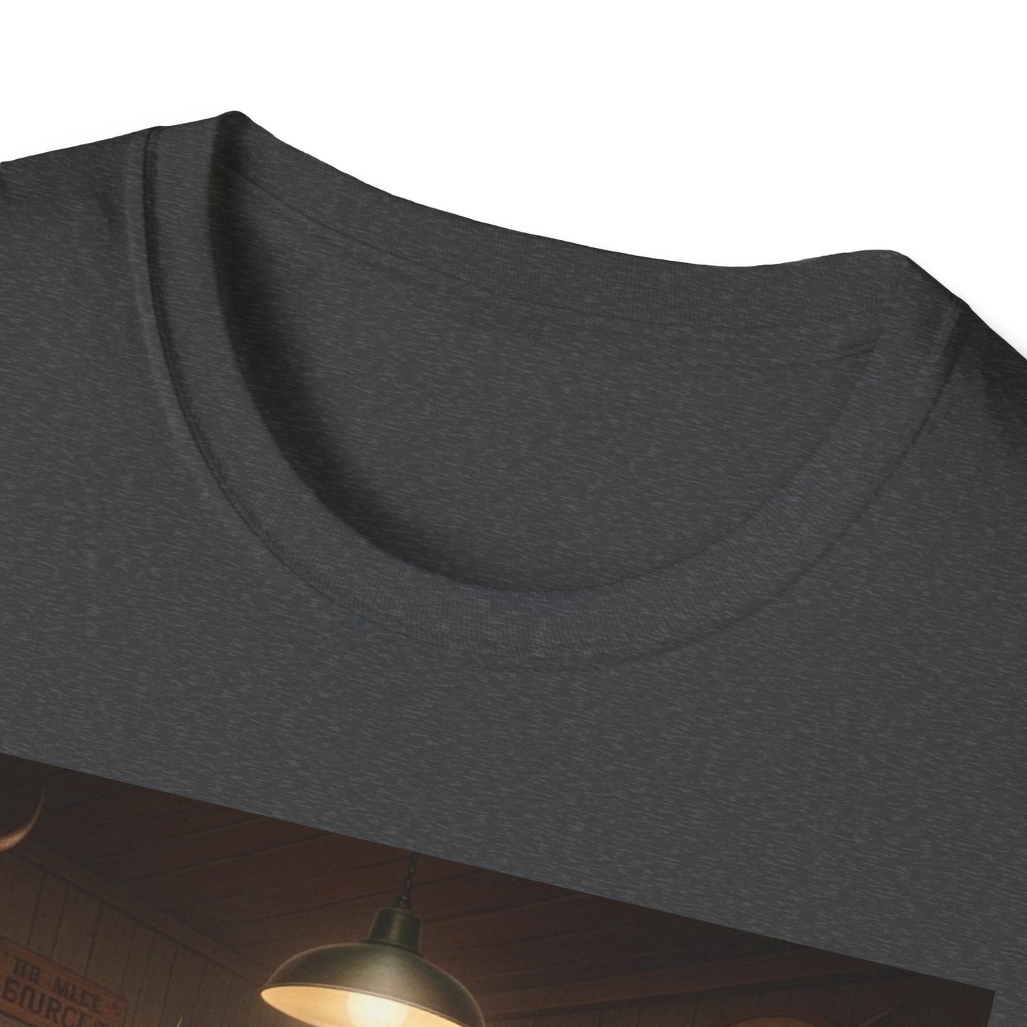 Texas Longhorn Cows Playing Poker Unisex T-Shirt