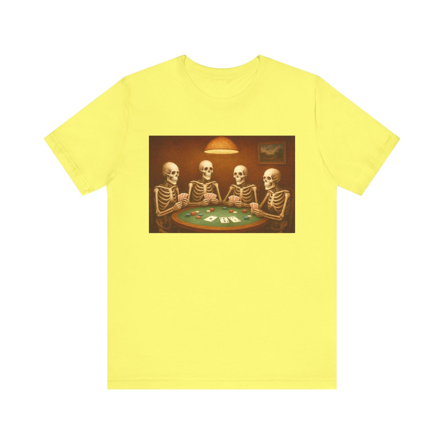 Skeletons Playing Poker Tee