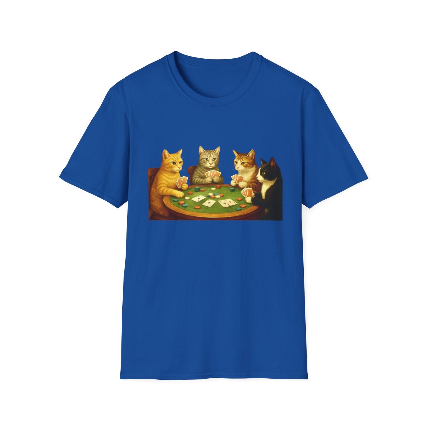 Cats Playing Poker Tee
