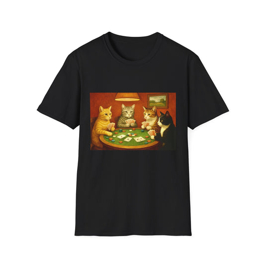Cats Playing Poker T-Shirt
