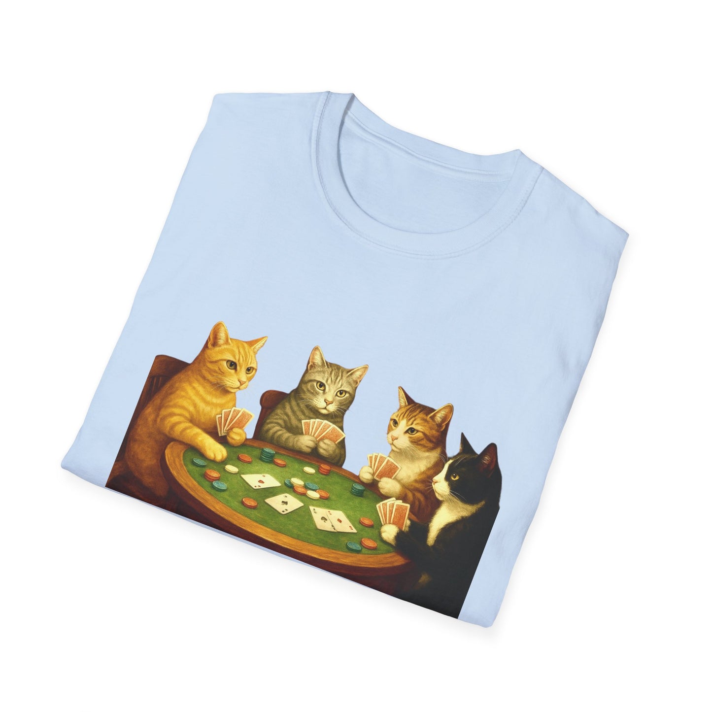 Cats Playing Poker Tee