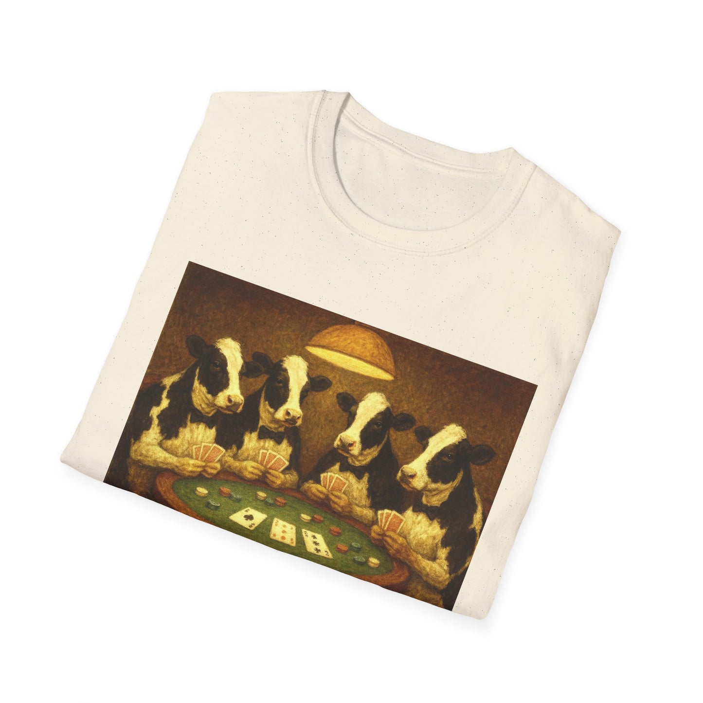 Funny Cows Playing Poker T-Shirt