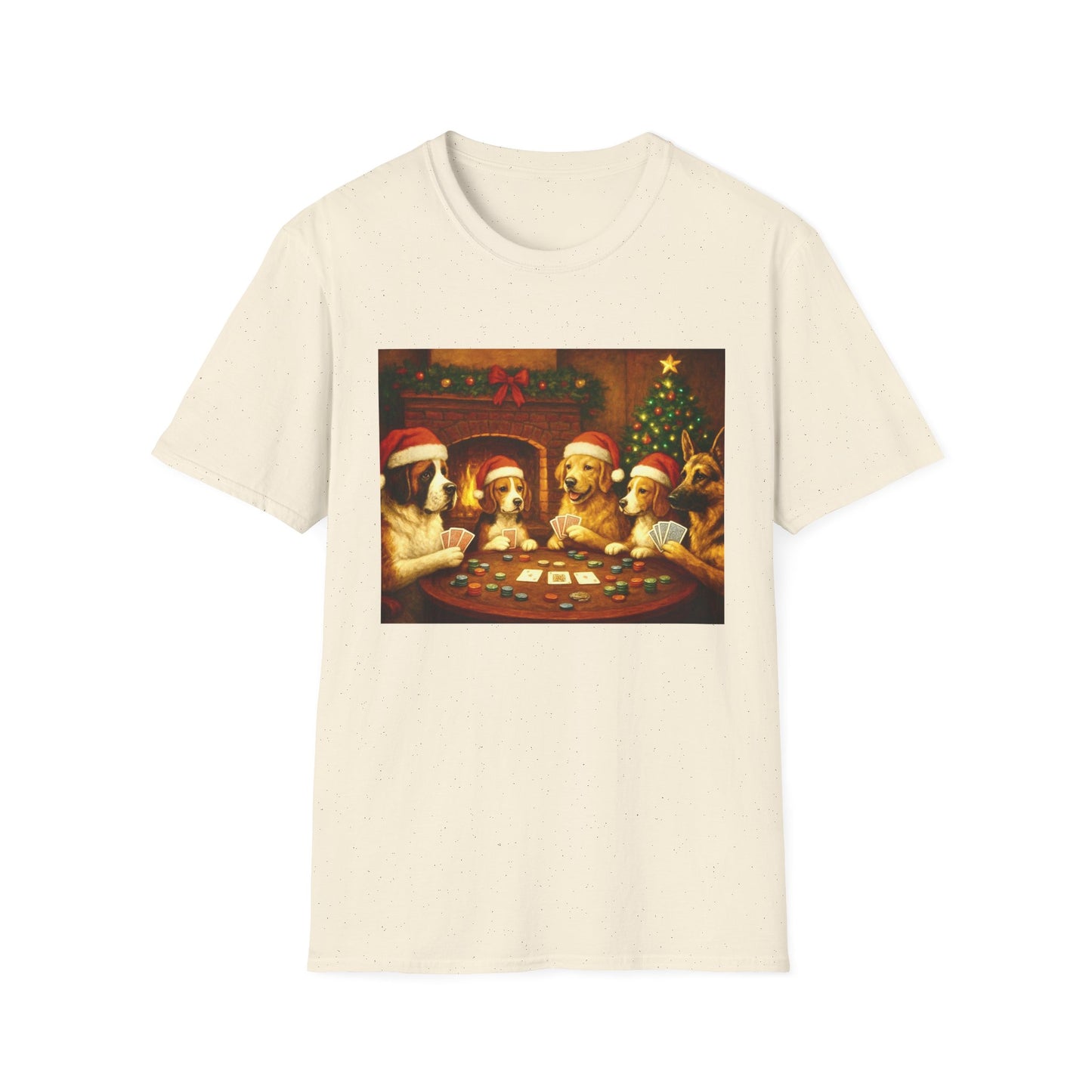 Santa Pups Poker Night T-Shirt