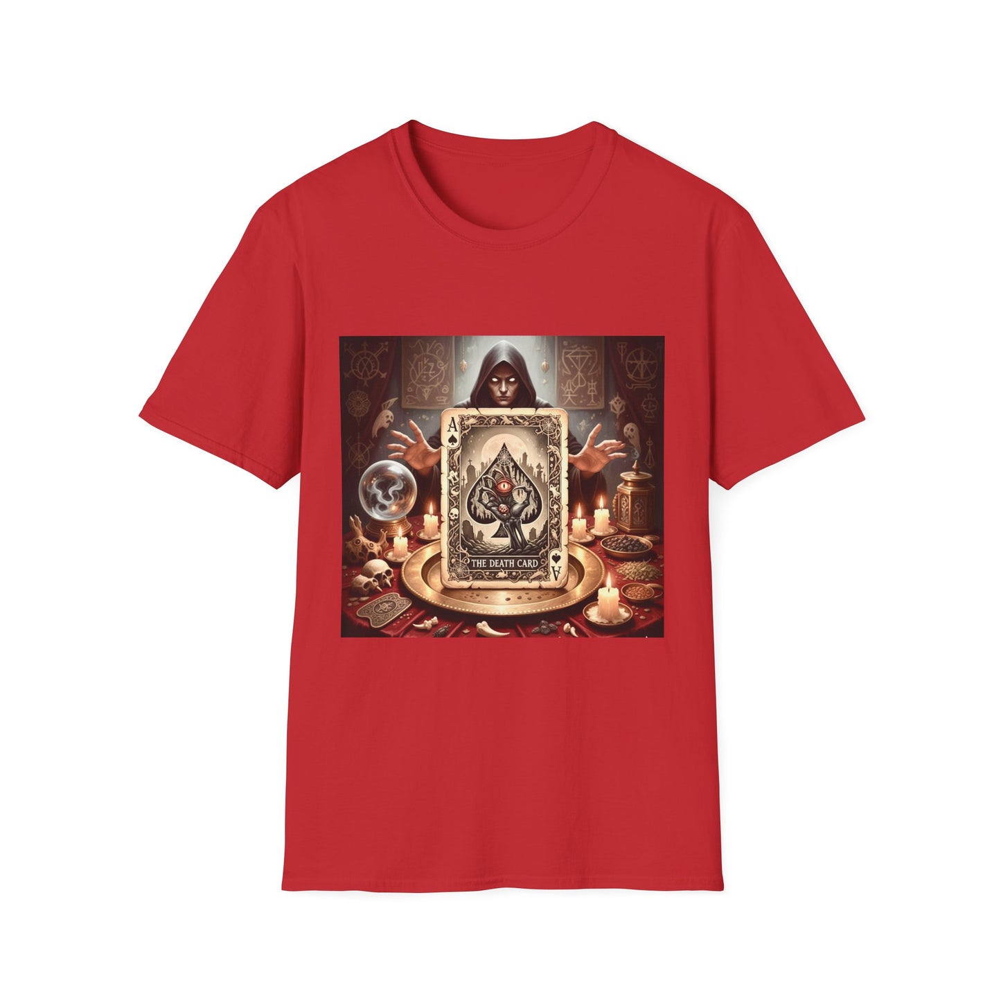 Ace of Spades Seance Card Design Unisex Tee