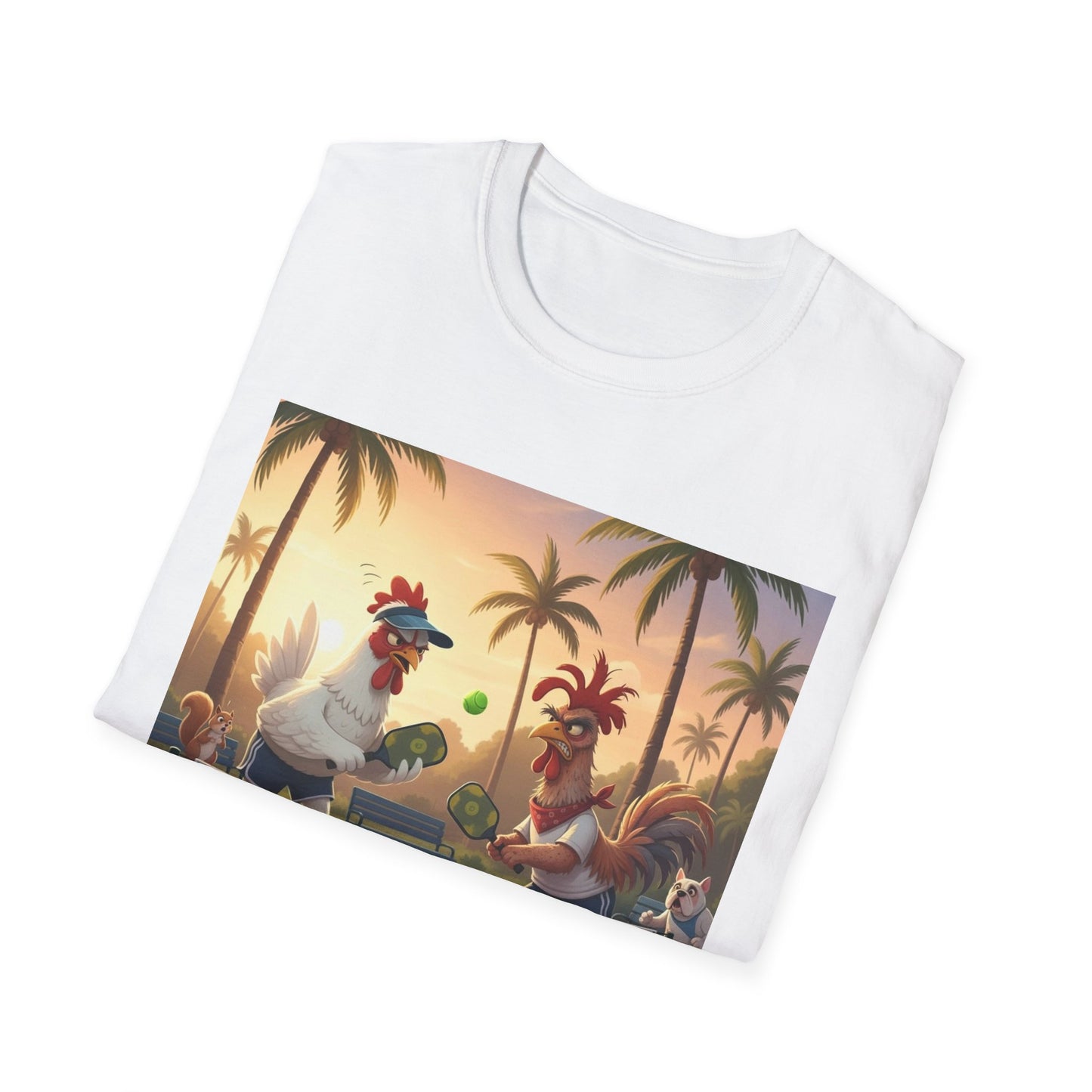 Angry Roosterball Pickleball T-Shirt