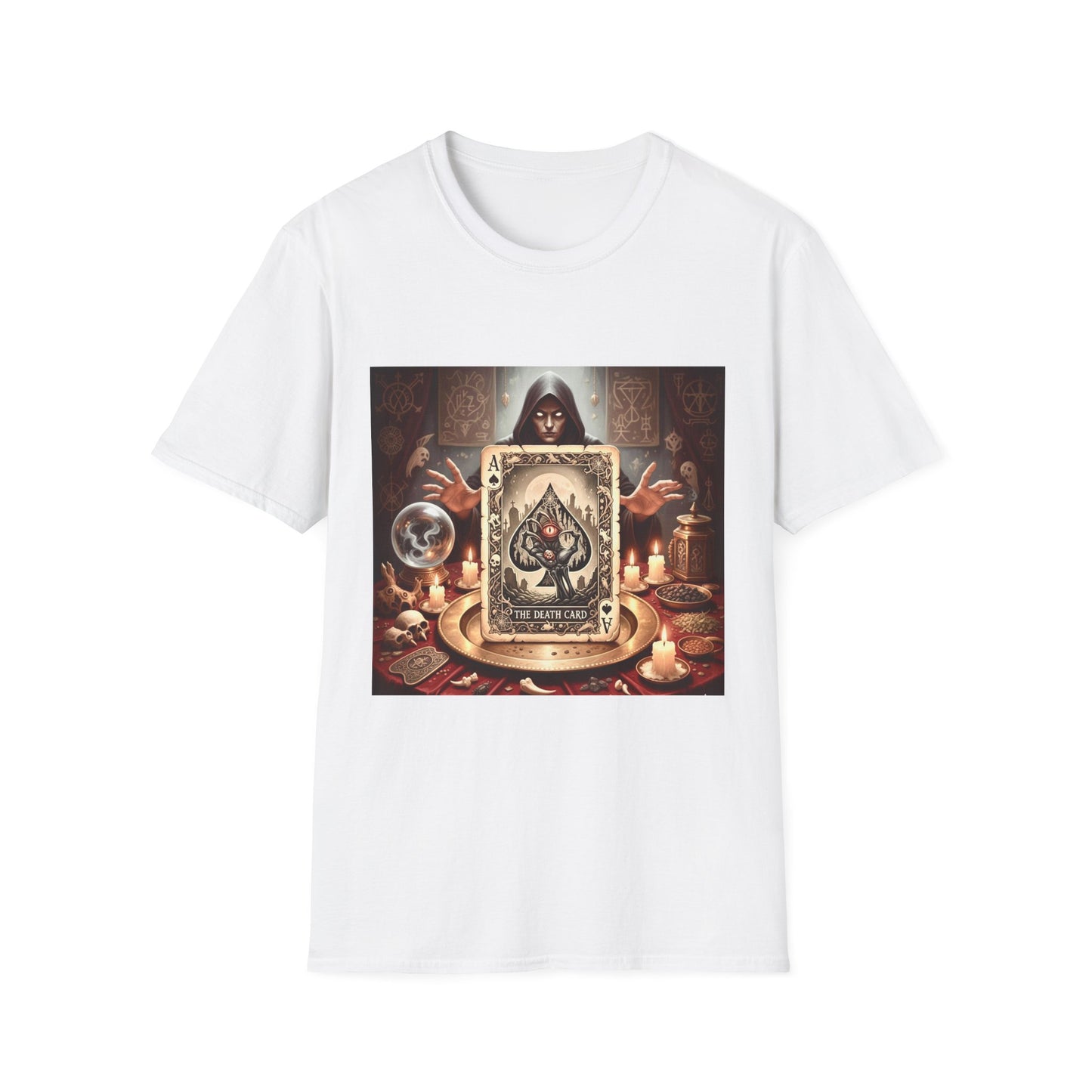 Ace of Spades Seance Card Design Unisex Tee