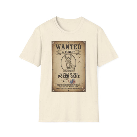 Funny Poker Donkey Unisex T-Shirt