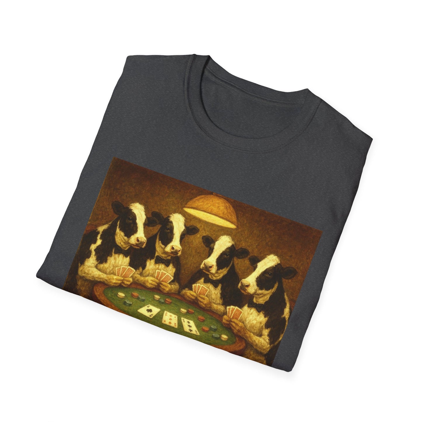 Funny Cows Playing Poker T-Shirt