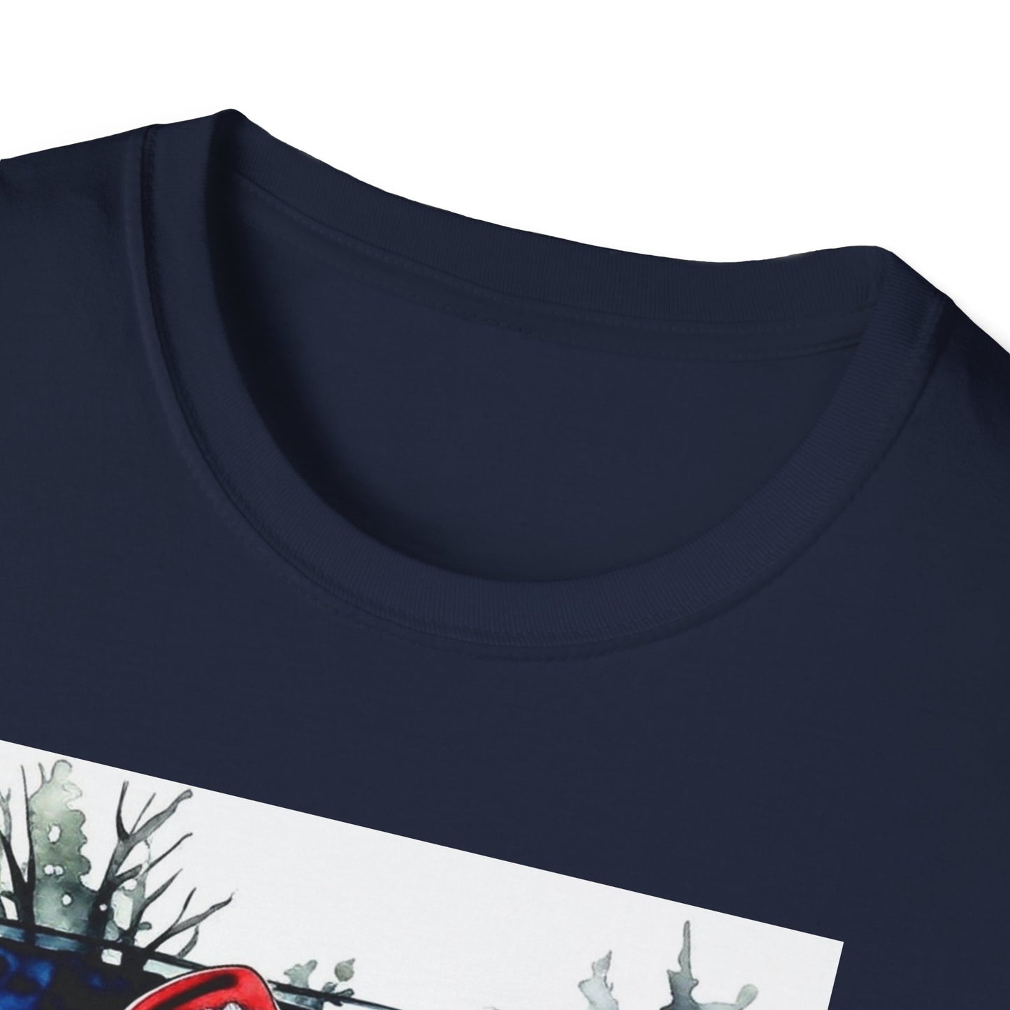 Santa Family Pickleball Portrait T-Shirt