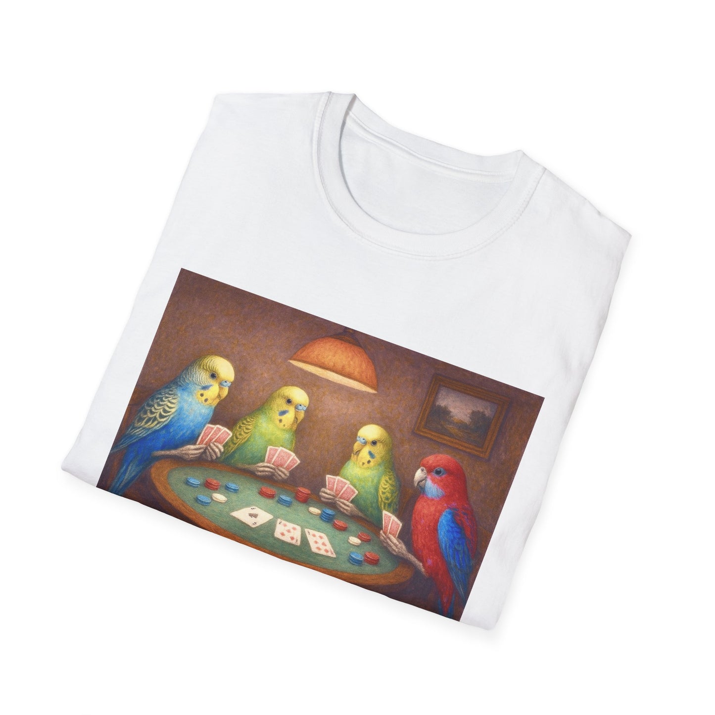 Parakeets Playing Poker T-Shirt