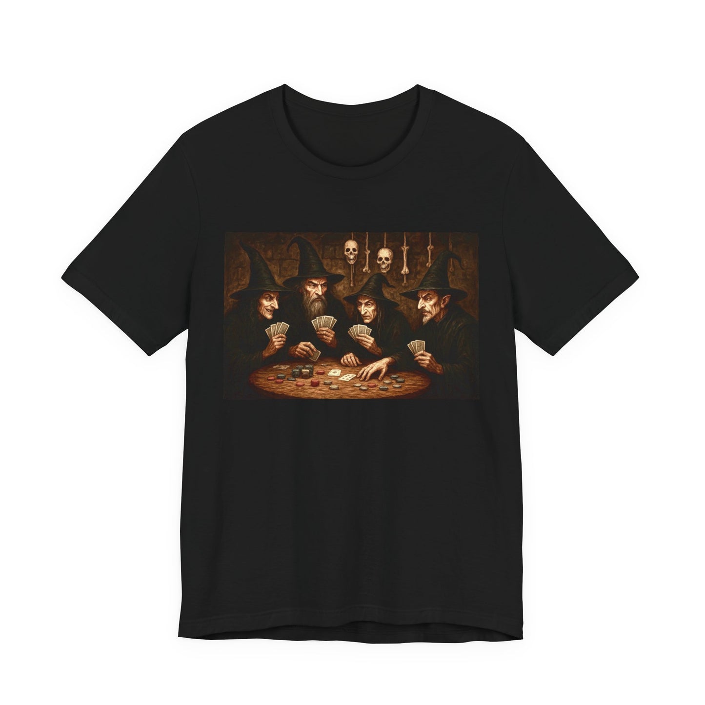 Witches and Warlocks Poker Tee