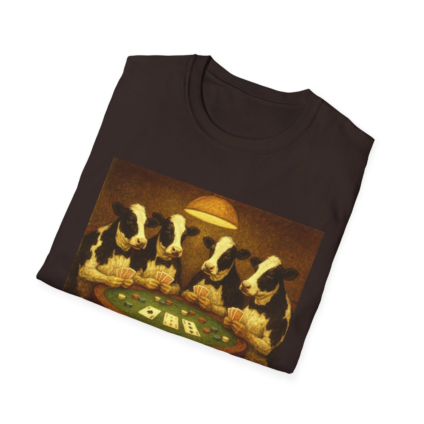 Funny Cows Playing Poker T-Shirt