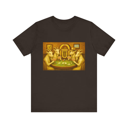 Goats Playing Poker Tee