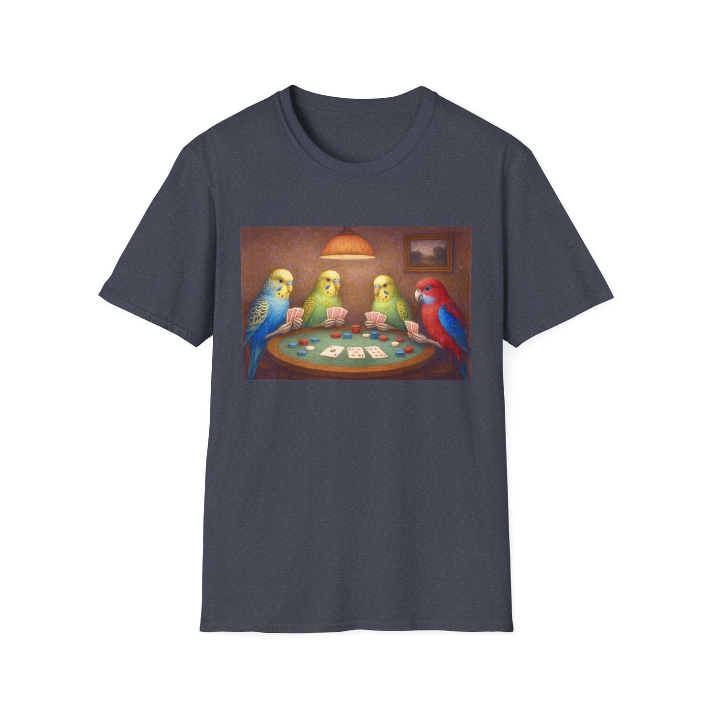 Parakeets Playing Poker T-Shirt
