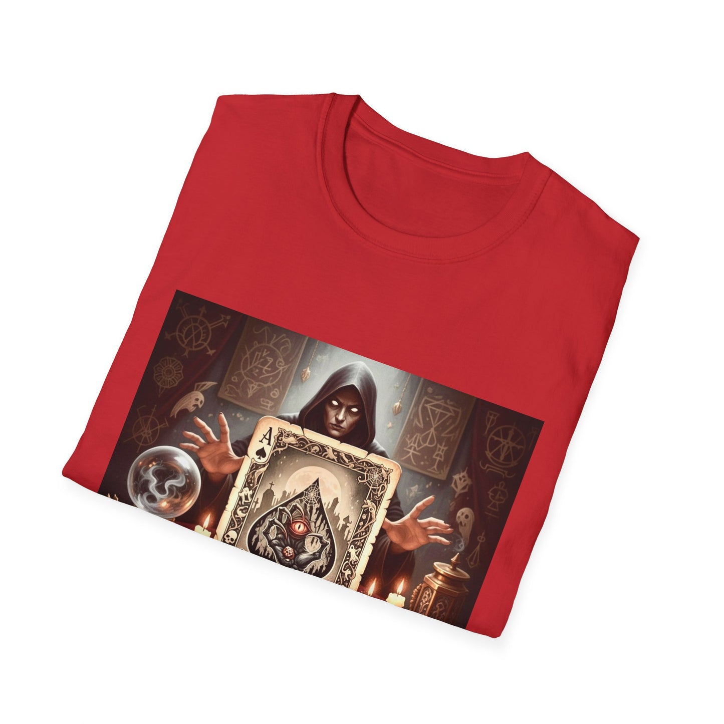 Ace of Spades Seance Card Design Unisex Tee