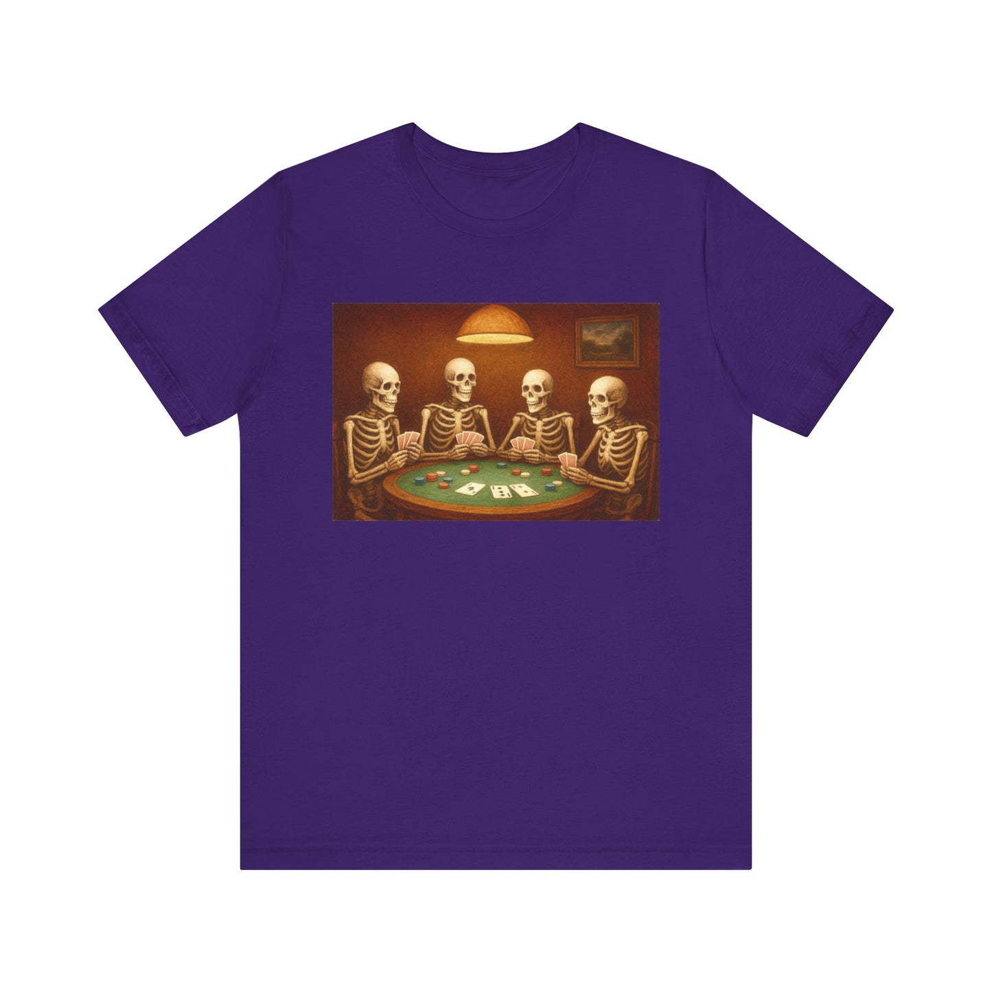 Skeletons Playing Poker Tee