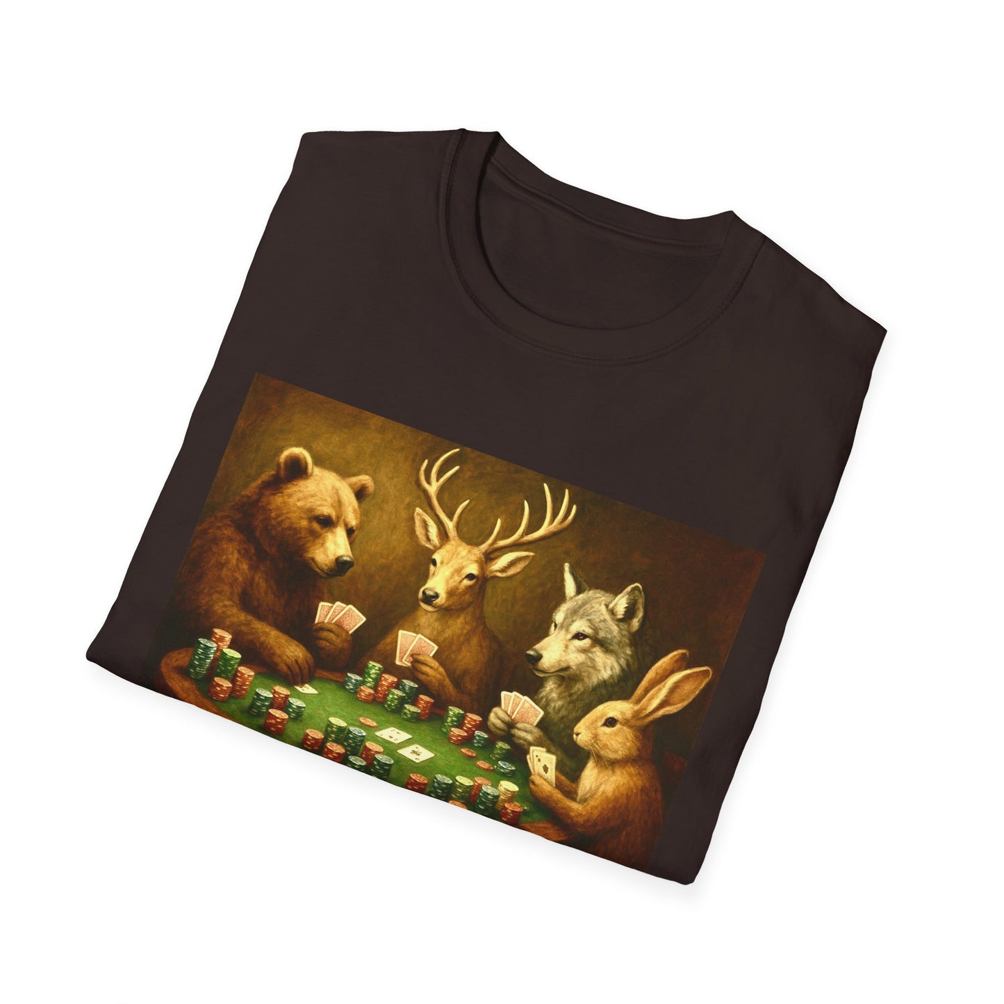 Forest Animals Poker Unisex T-Shirt