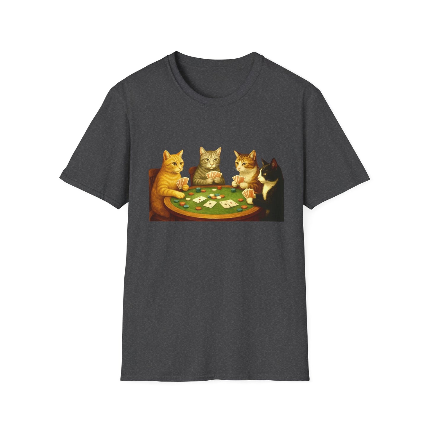 Cats Playing Poker Tee