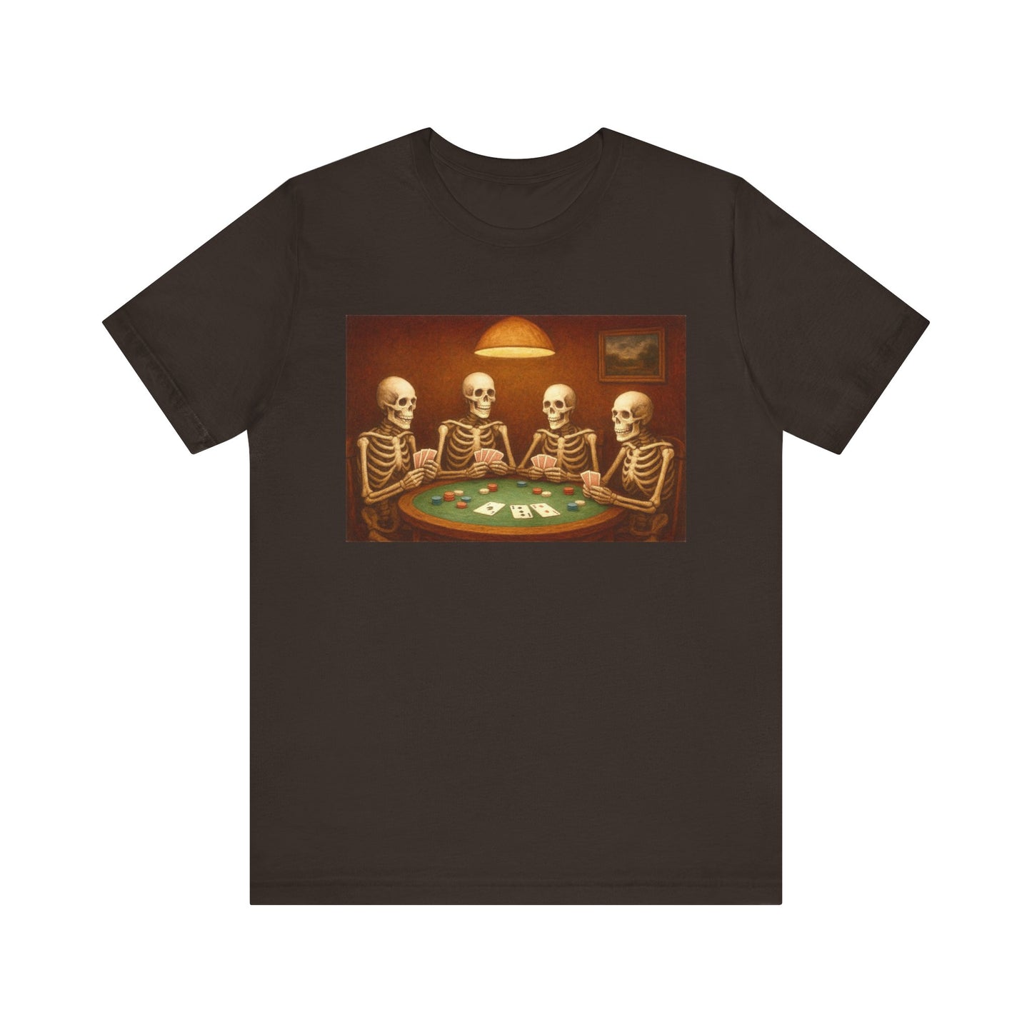 Skeletons Playing Poker Tee