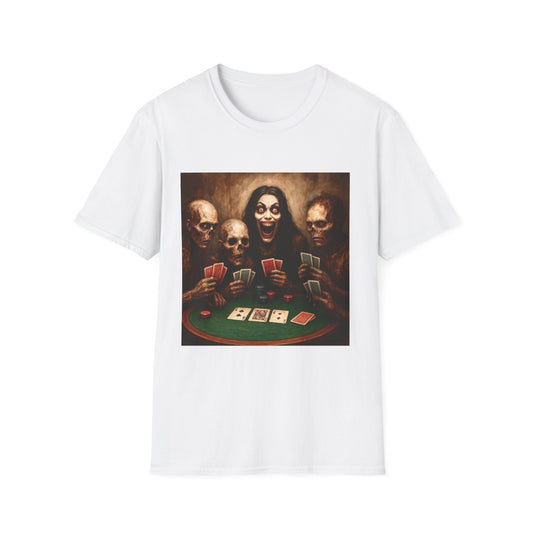 Zombie T-Shirt - Graveyard Zombies Playing Poker