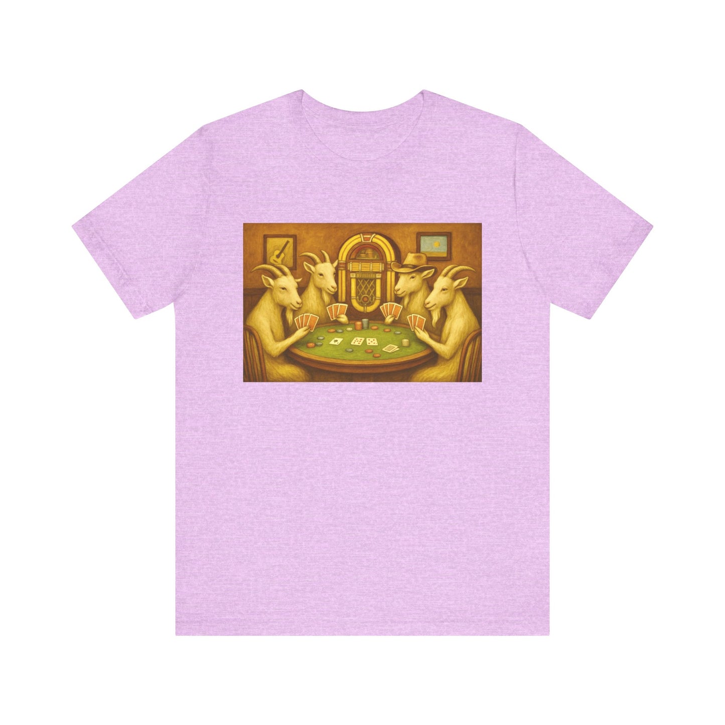 Goats Playing Poker Tee Shirt