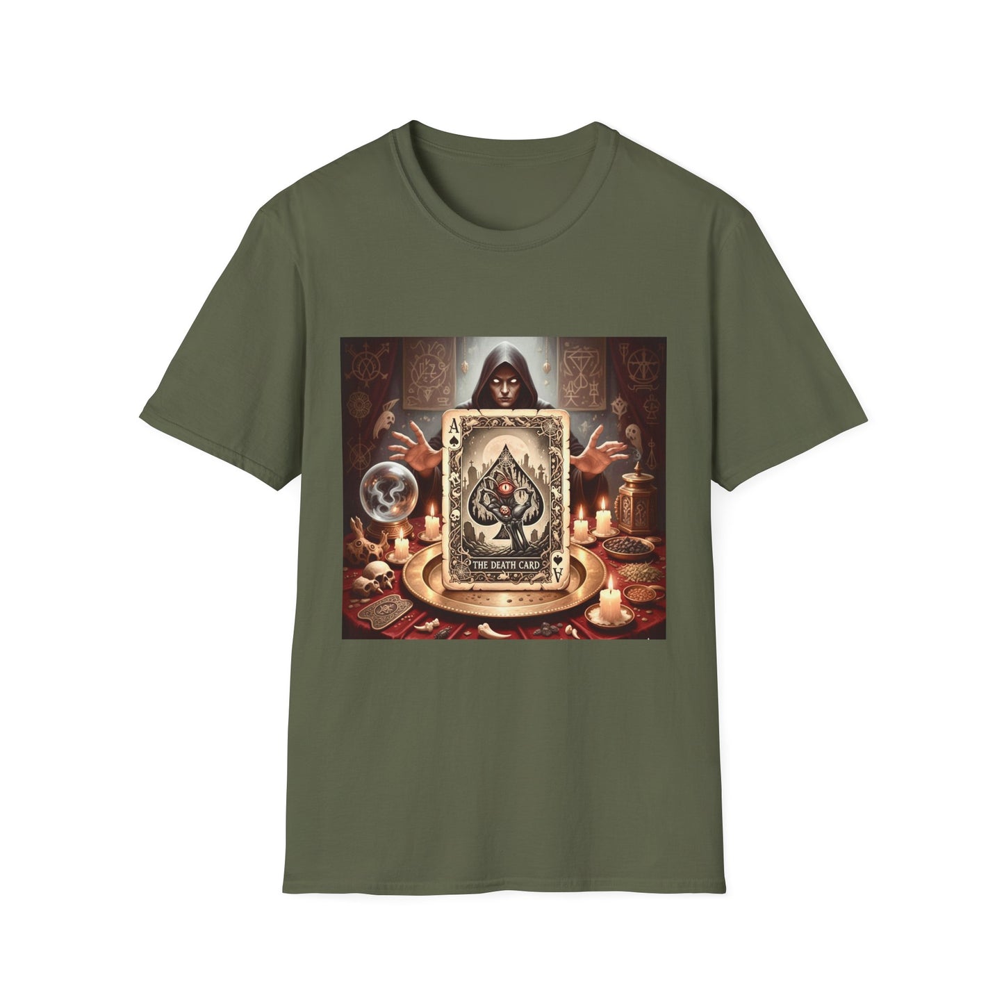 Ace of Spades Seance Card Design Unisex Tee
