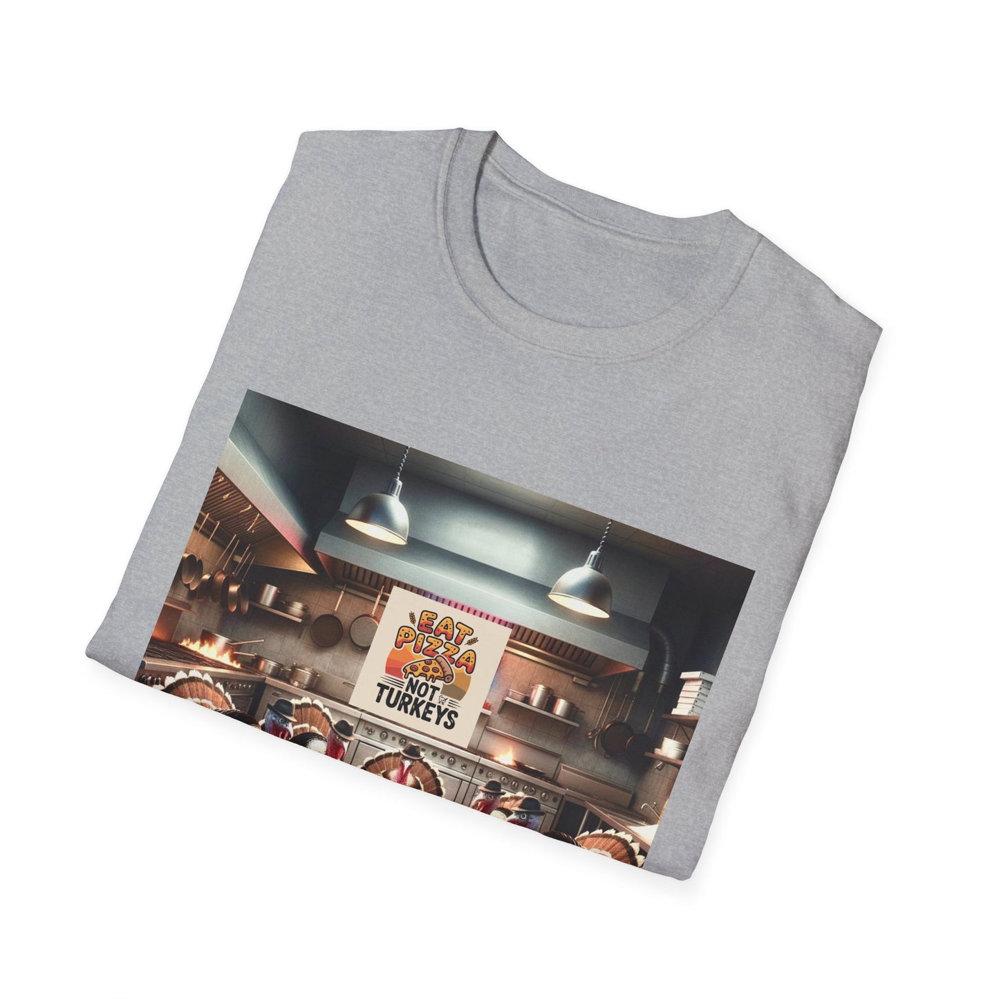 Pizza Lover T-Shirt - Eat Pizza, not poker playing turkeys