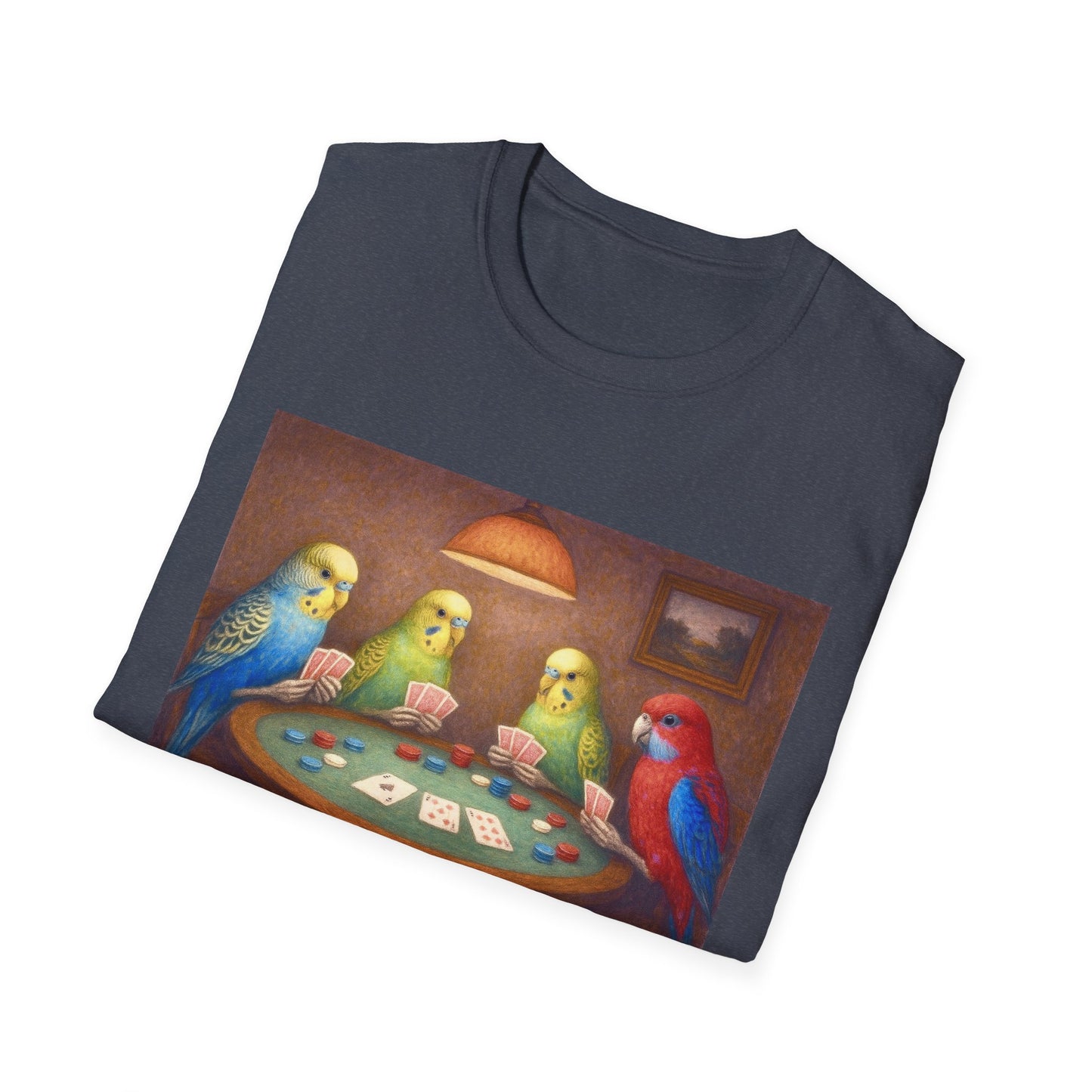 Parakeets Playing Poker T-Shirt