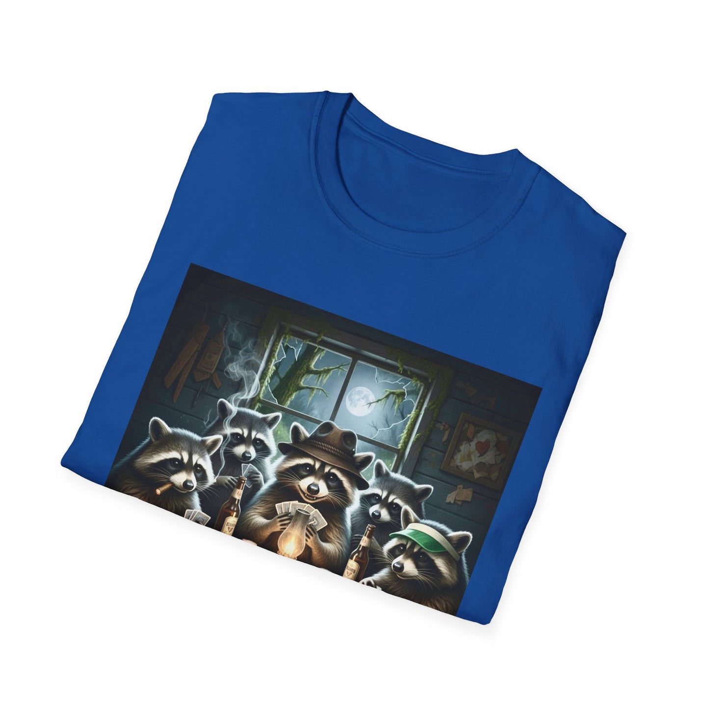 Raccoon Poker Unisex T-Shirt