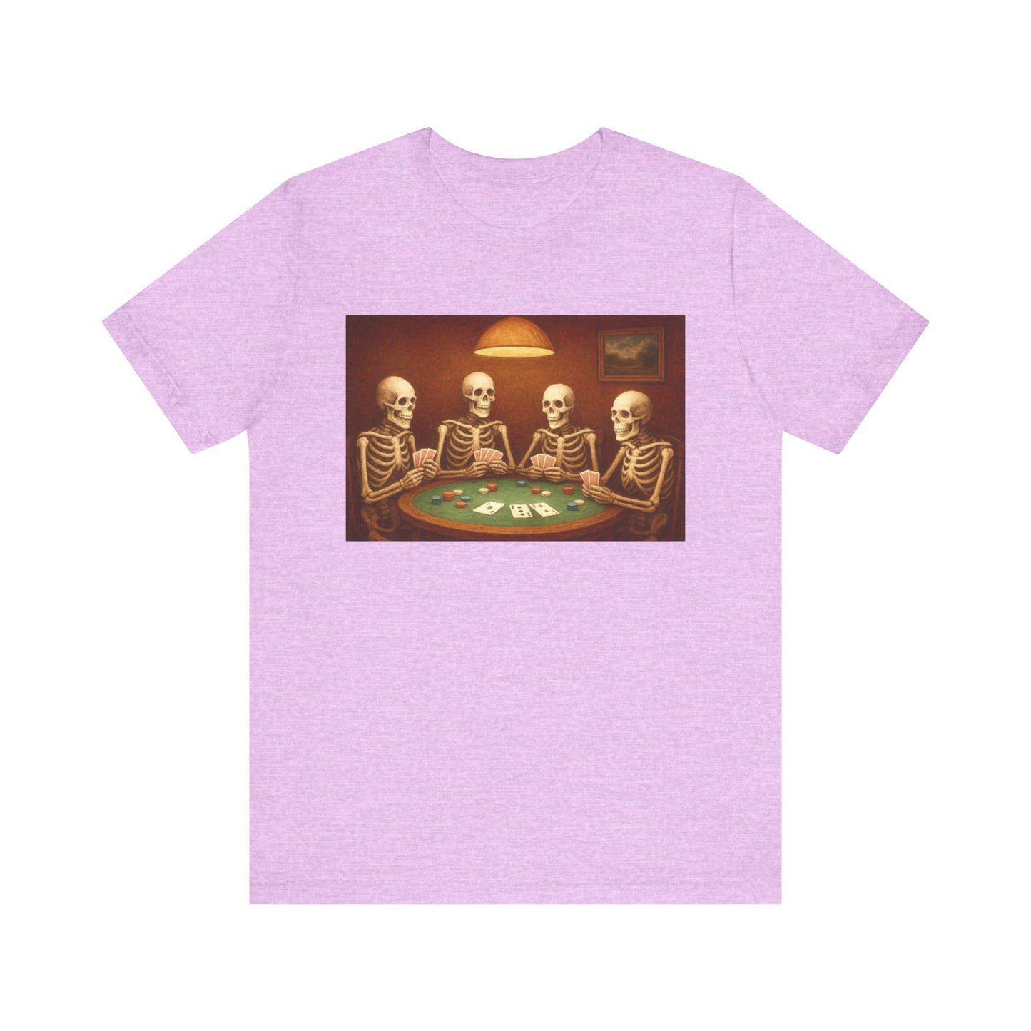 Skeletons Playing Poker Tee