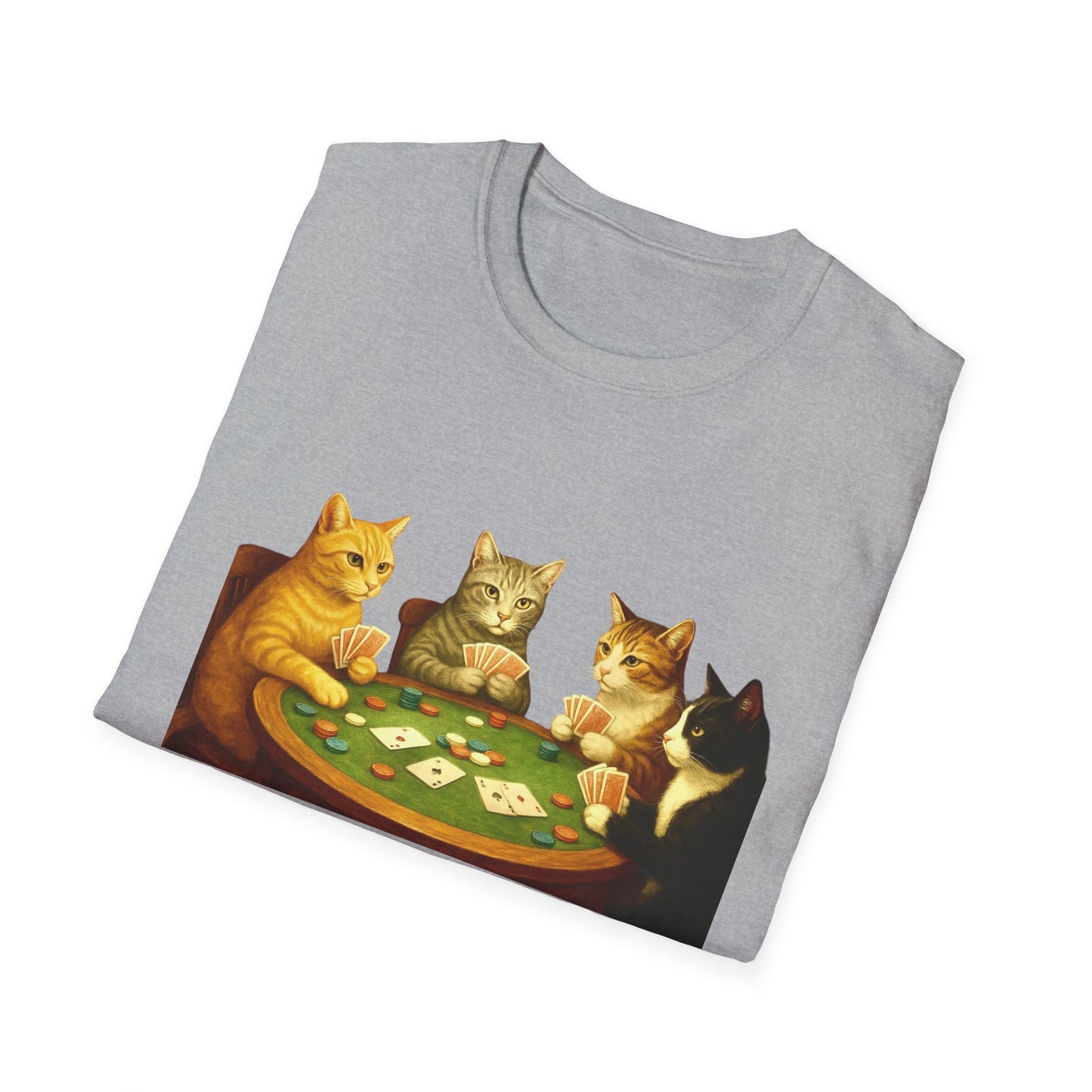 Cats Playing Poker Tee
