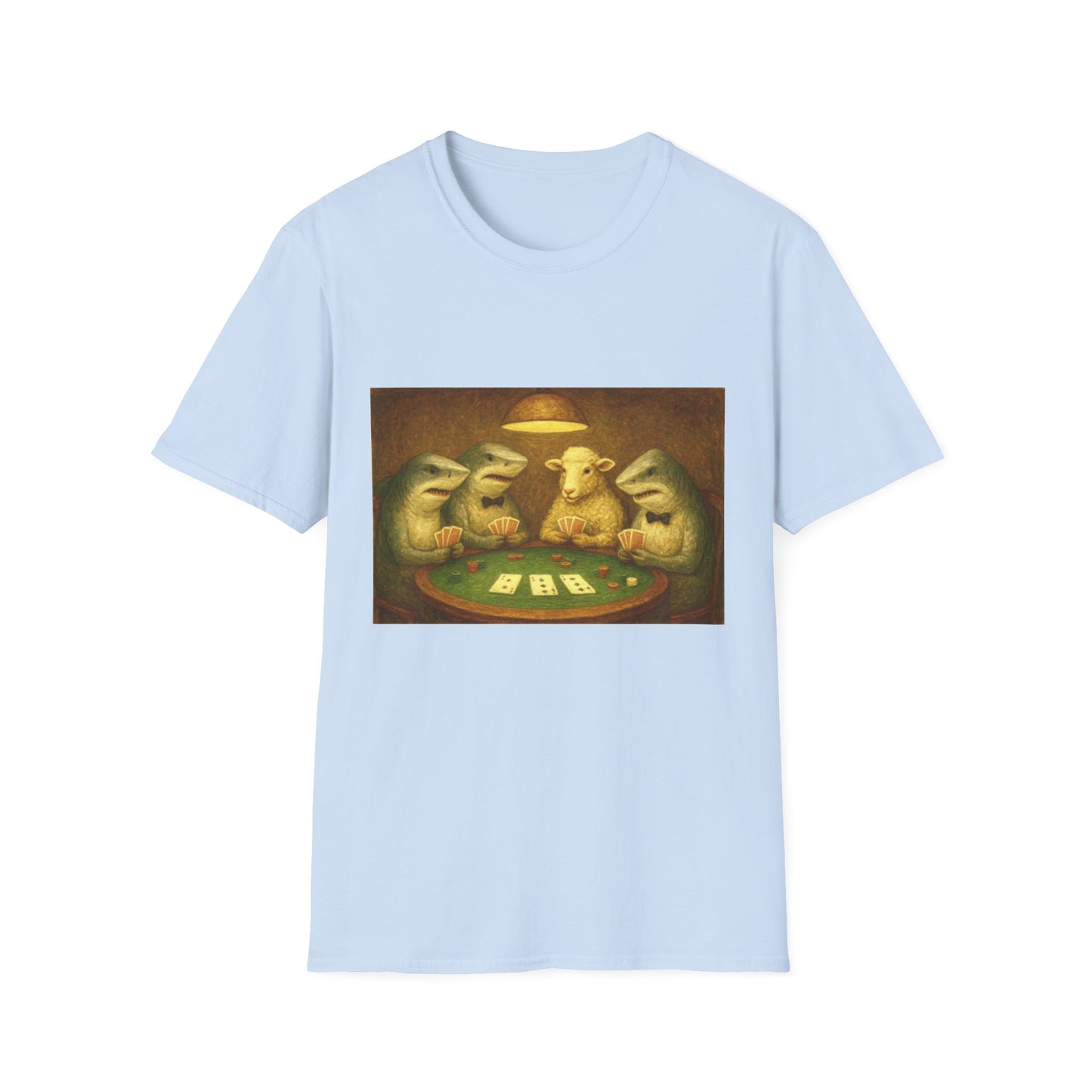 Shark Poker Unisex T-Shirt