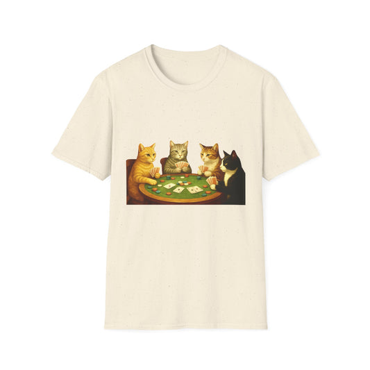Cats Playing Poker Tee