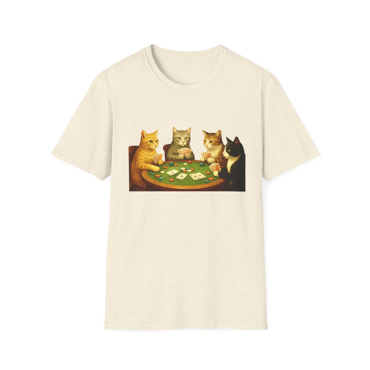 Cats Playing Poker Tee
