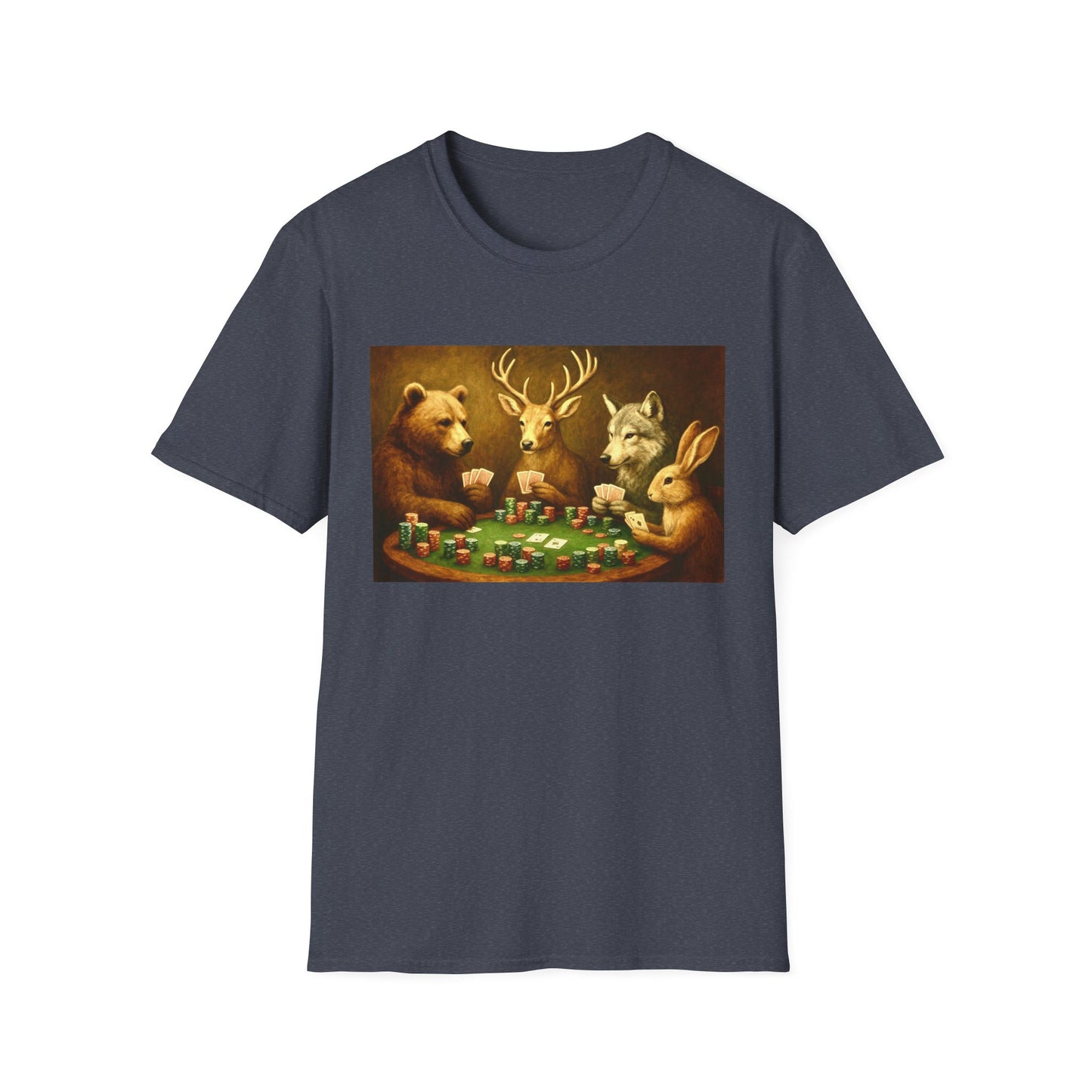 Forest Animals Poker Unisex T-Shirt