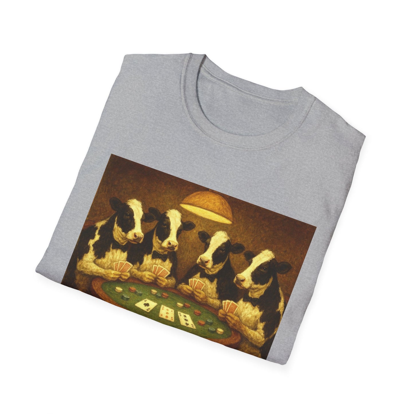 Funny Cows Playing Poker T-Shirt